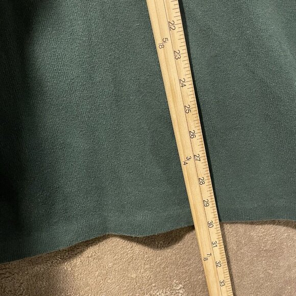 Polo Ralph Lauren Sweater Mens XXL PulloverQuarter Zip Olive Green Purple Pony - Picture 7 of 8